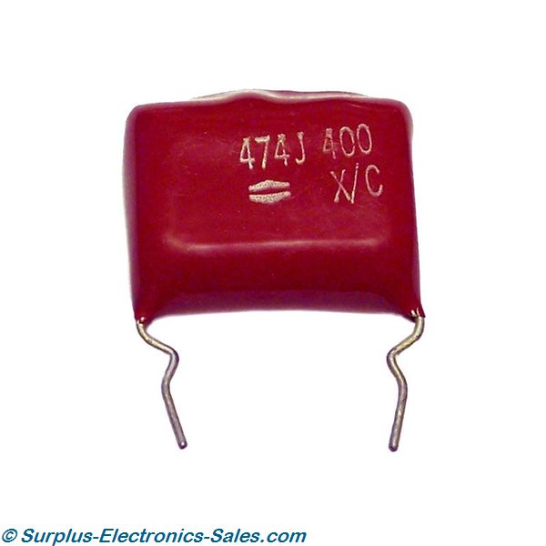 0.47uF Metallized Film Capacitor - Click Image to Close